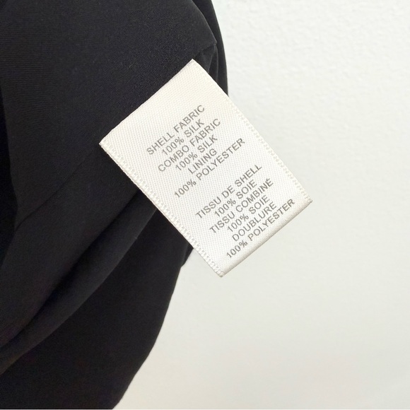 Rebecca Taylor Meadow Silk Floral Mini Dress Drawstring Waist Size 4 - Picture 4 of 5